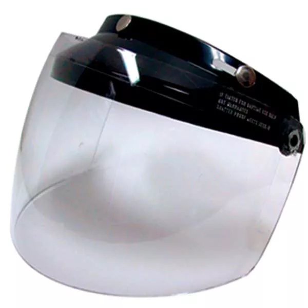 GMax Of-2 Open Face Helmet 3-Snap Flip Up Shield