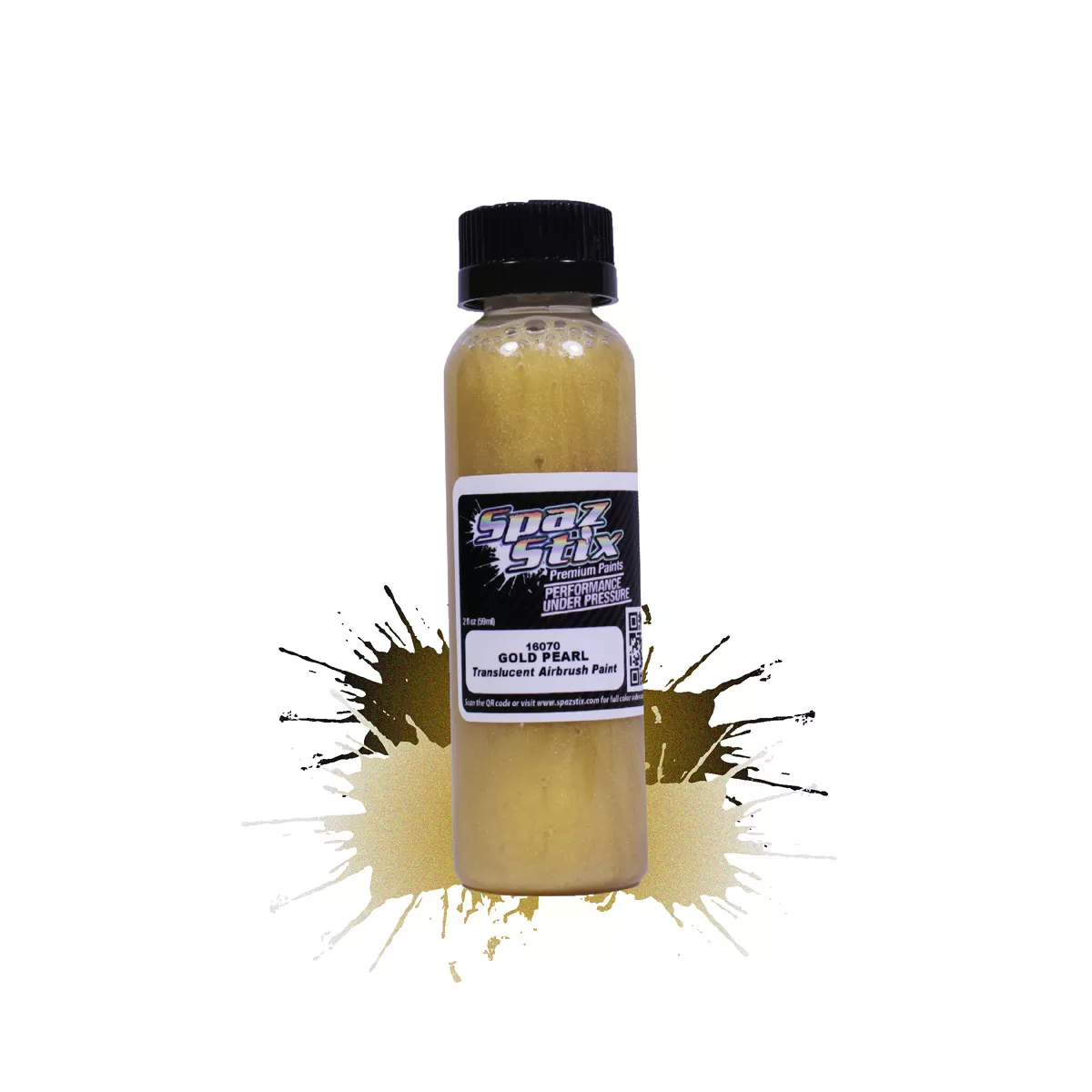 Gold Pearl Airbrush Ready Paint, 2oz Bottle