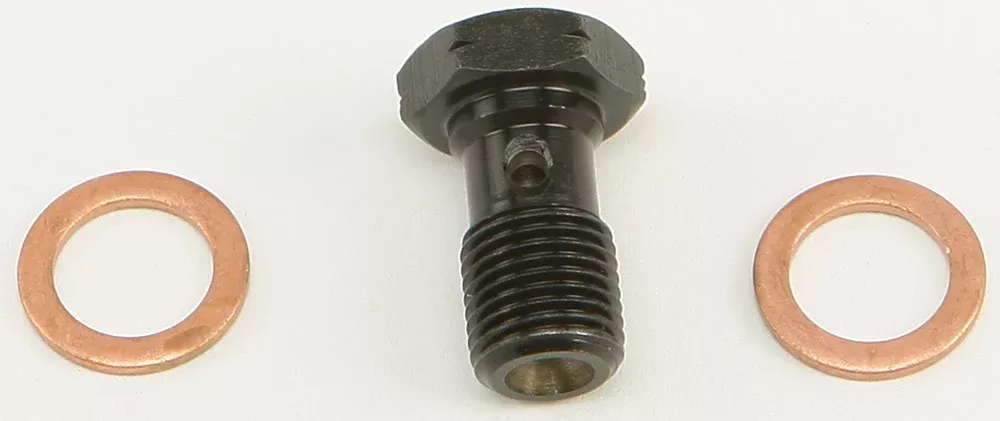 Goodridge Banjo Bolt Ebony 10MMX1.0 Short - P992-03-31SEBK