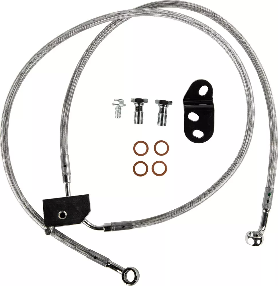 Goodridge Econoline Flst Fxst Rear Kit Flstc F N S Fxst S B - HD8263-A For Harley Softail 2000-2008