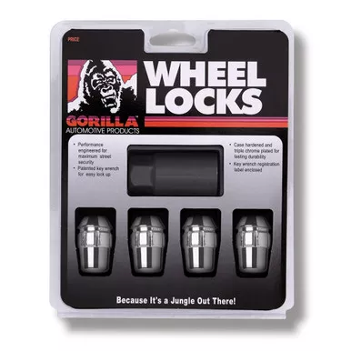 Gorilla Automotive 71621N Acorn Wheel Lock Lug Nuts 12x1.5 Chrome