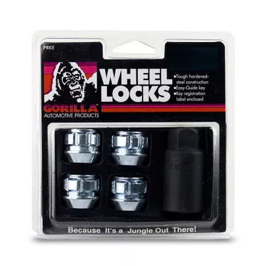 Gorilla Automotive 78621N Acorn Open End Chrome Wheel Locks (12mm x 1.25)