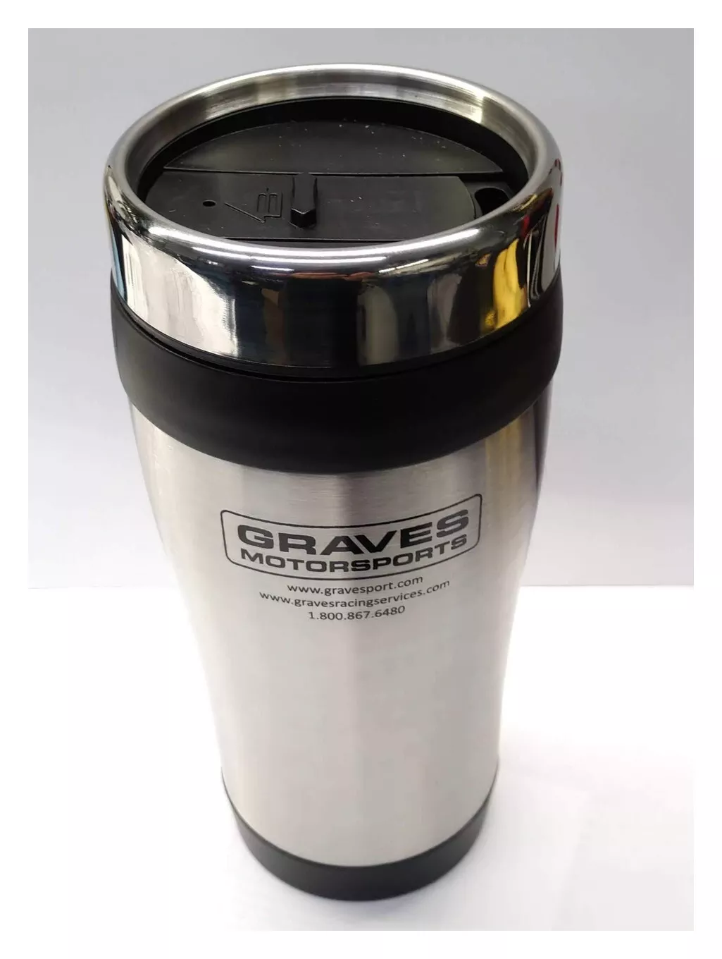 Graves Motorsports Travel Tumbler