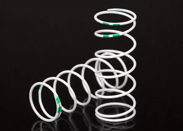 GTR Long Shock Spring, White (0.653 Rate Green) (1 Pair)