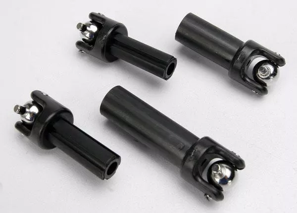 Half Shafts, Center (Front & Rear) (External-Splined (2)/ Internal-Splined (2))/ Metal U-Joints (4)