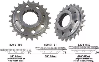 Harddrive Chain Conv Sprkt 0.9" Offset 6-Speed - 191328