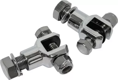 Harddrive Footpeg Clevis Mounts Chrome 1/2"-20 Thread - 30-686A