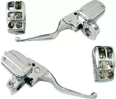 Harddrive Handlebar Control Kit Chr Hyd Clutch `17-Up Flh - 53982