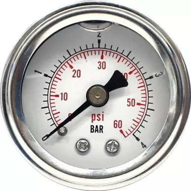 Harddrive Oil Pressure Gauge 60Psi White - 169702