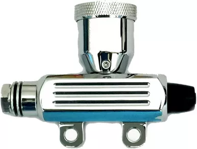 Harddrive Smooth Rear Master Cylinder Chrome - 062013