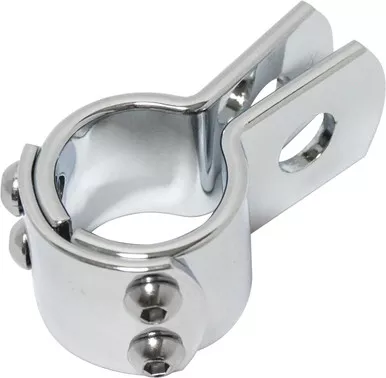 Harddrive Three Piece Frame Clamp Chrome 1-1/8" - 53-009
