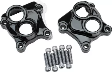 Harddrive Twin Cam Tappet Cover Set Black - 68-321BK