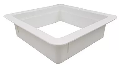 Hengs 90094B Elixir Garnish White Vent, 3-1/4 to 4-1/4"