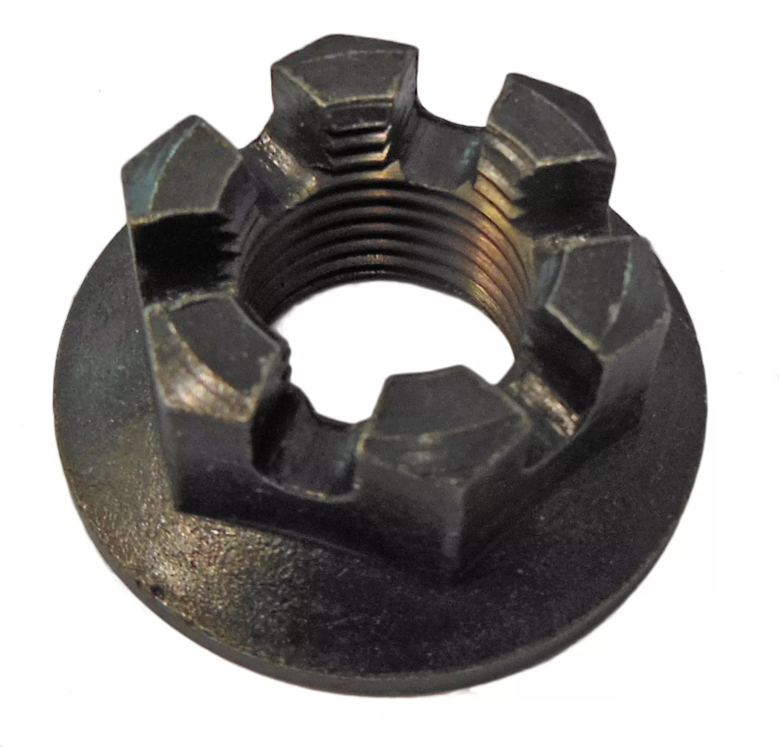 Hex Flange Castle Nut (M16 x 1.5)