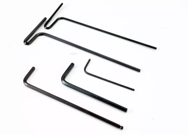 Hex Wrenches; 1.5mm, 2mm, 2.5mm, 3mm, 2.5mm Ball