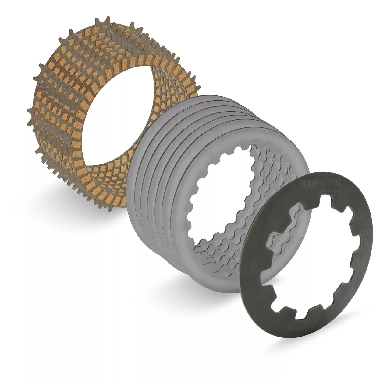 Hinson FSC Clutch Plate / Spring Kit Yamaha YZ450F / FX / WR450F / Fantic XXF 450 2023-2026