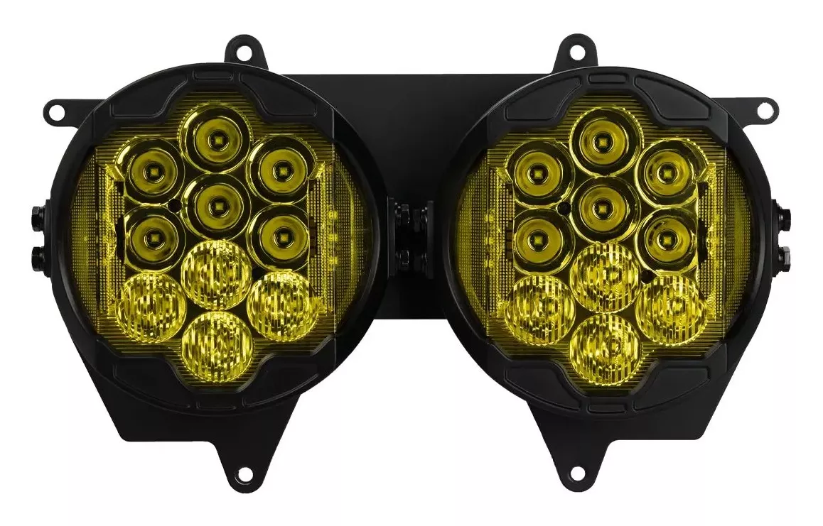 HogWorkz Goldtooth Performance LED Headlight For Harley Road Glide 2015-2025