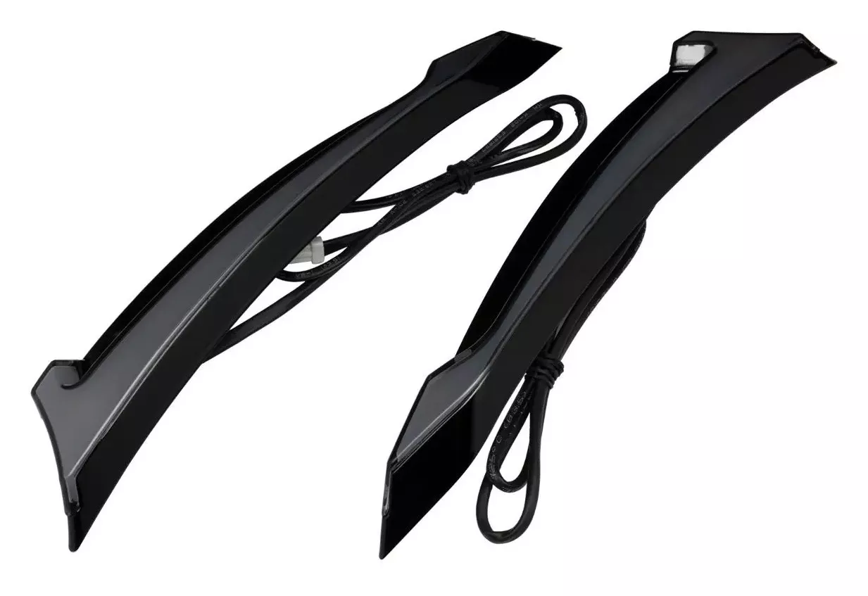 HogWorkz Lumipro LED Windshield Trim Lights For Harley Road Glide 2015-2025