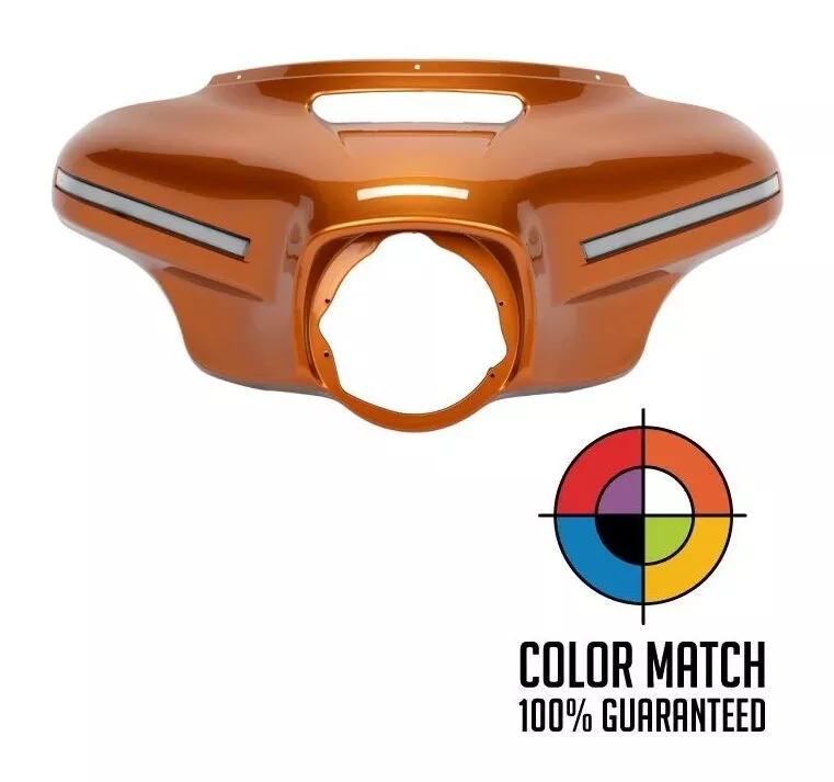 HogWorkz OE Color Matched Outer Fairing With Integrated LEDs For Harley Touring 2014-2025