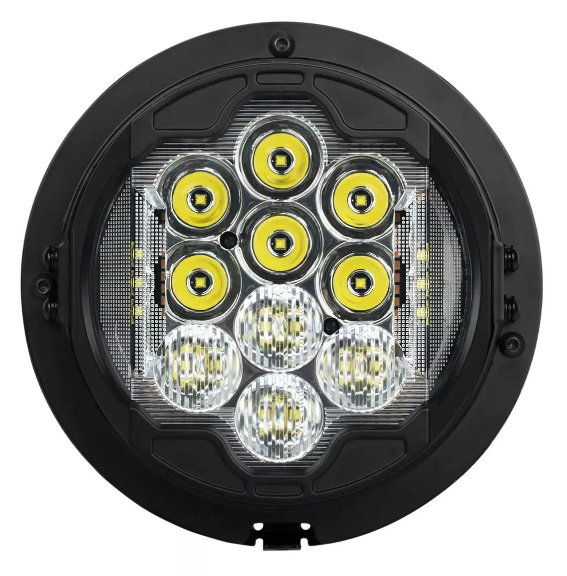 HogWorkz Silvertooth 7" LED Performance Headlight For Harley Touring 1994-2025