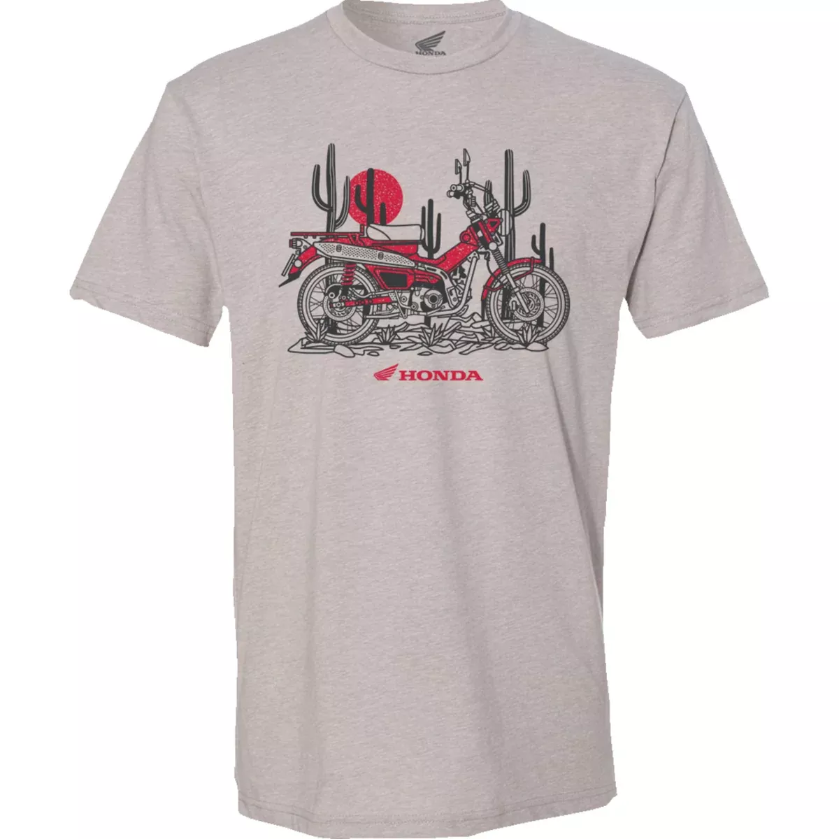 HONDA APPAREL Trail 125 T-Shirt Gray