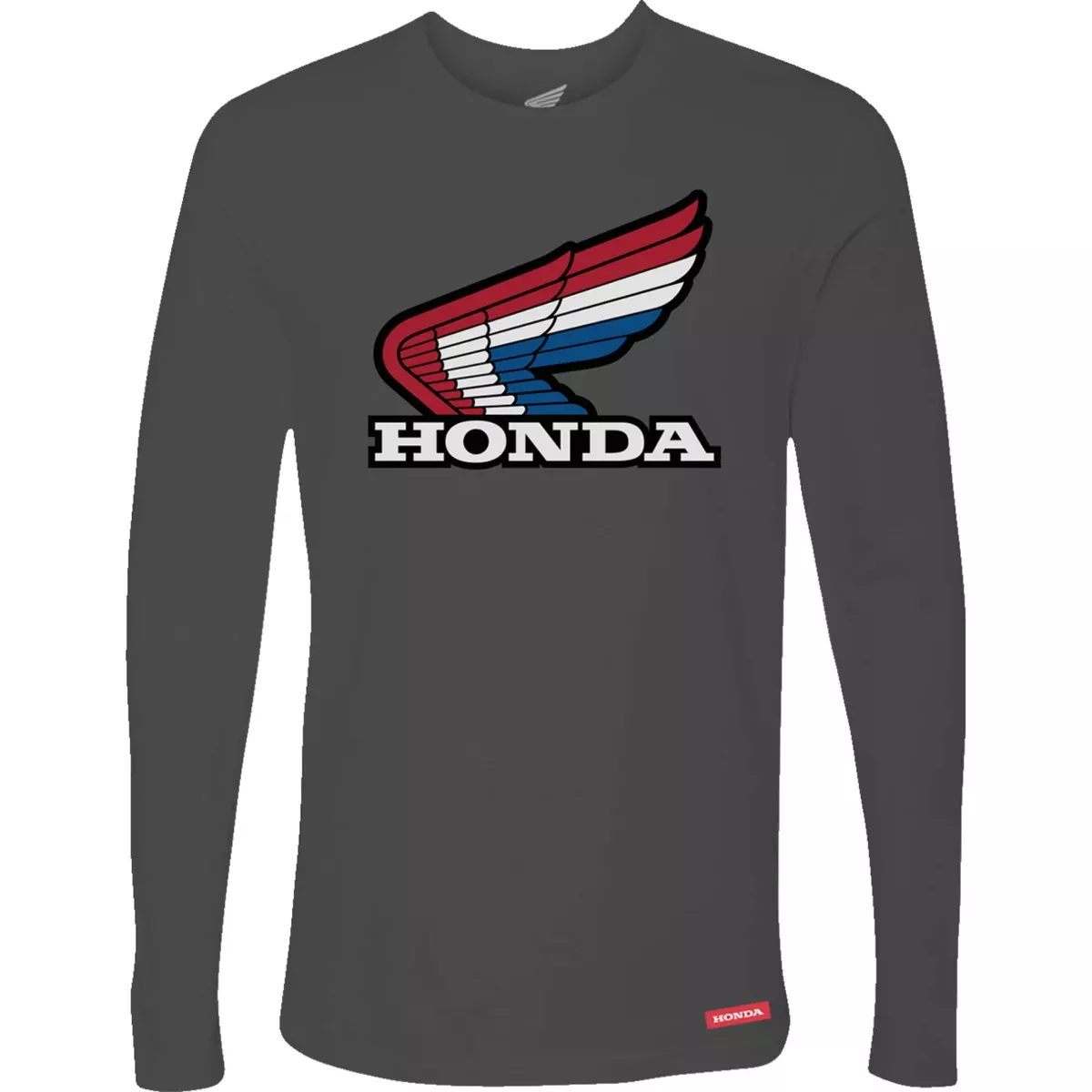 HONDA APPAREL Wing Long-Sleeve T-Shirt Charcoal