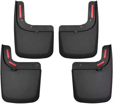 Husky Liners - 58476 Fender Flares SINGLE RR WHEEL Front/Rear Mud Guards