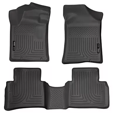 Husky Liners 99641 WeatherBeater Floor Mats - Black Front & Rear