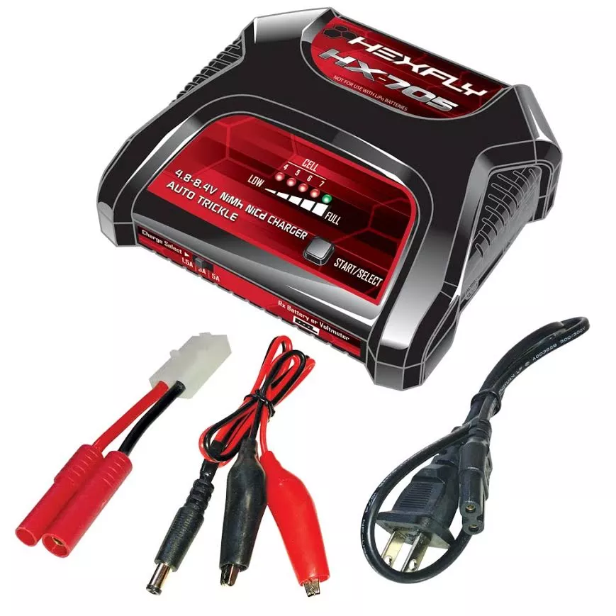 HX-705 Charger (for Ni-MH & Ni-CD Batteries ONLY)