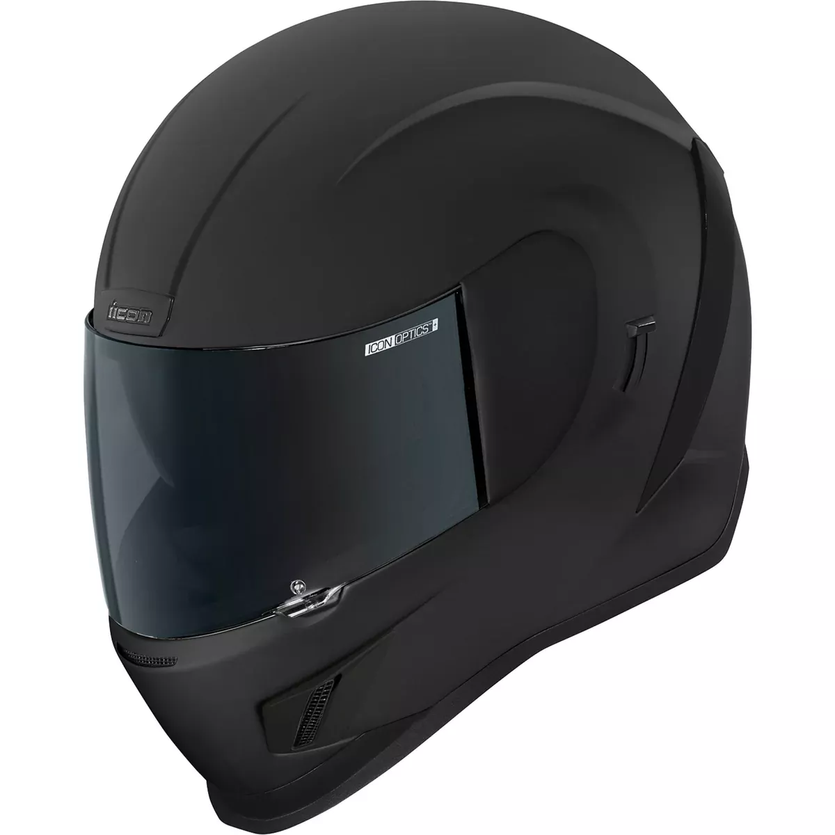 ICON 0101-15450 Airform™ Dark Helmet Airform™ Helmet – Dark – Rubatone – Small