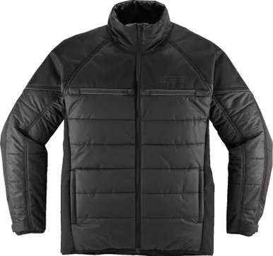 Icon Ghost Puffer Jacket Black Charcoal