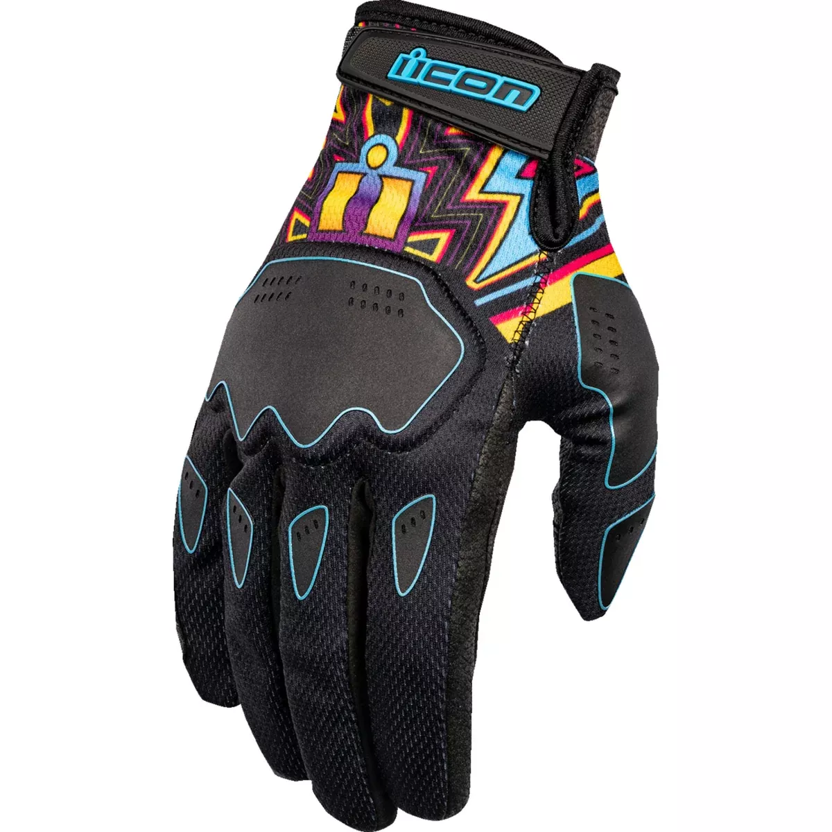 ICON Hooligan™ Lucky Lid Gloves Black