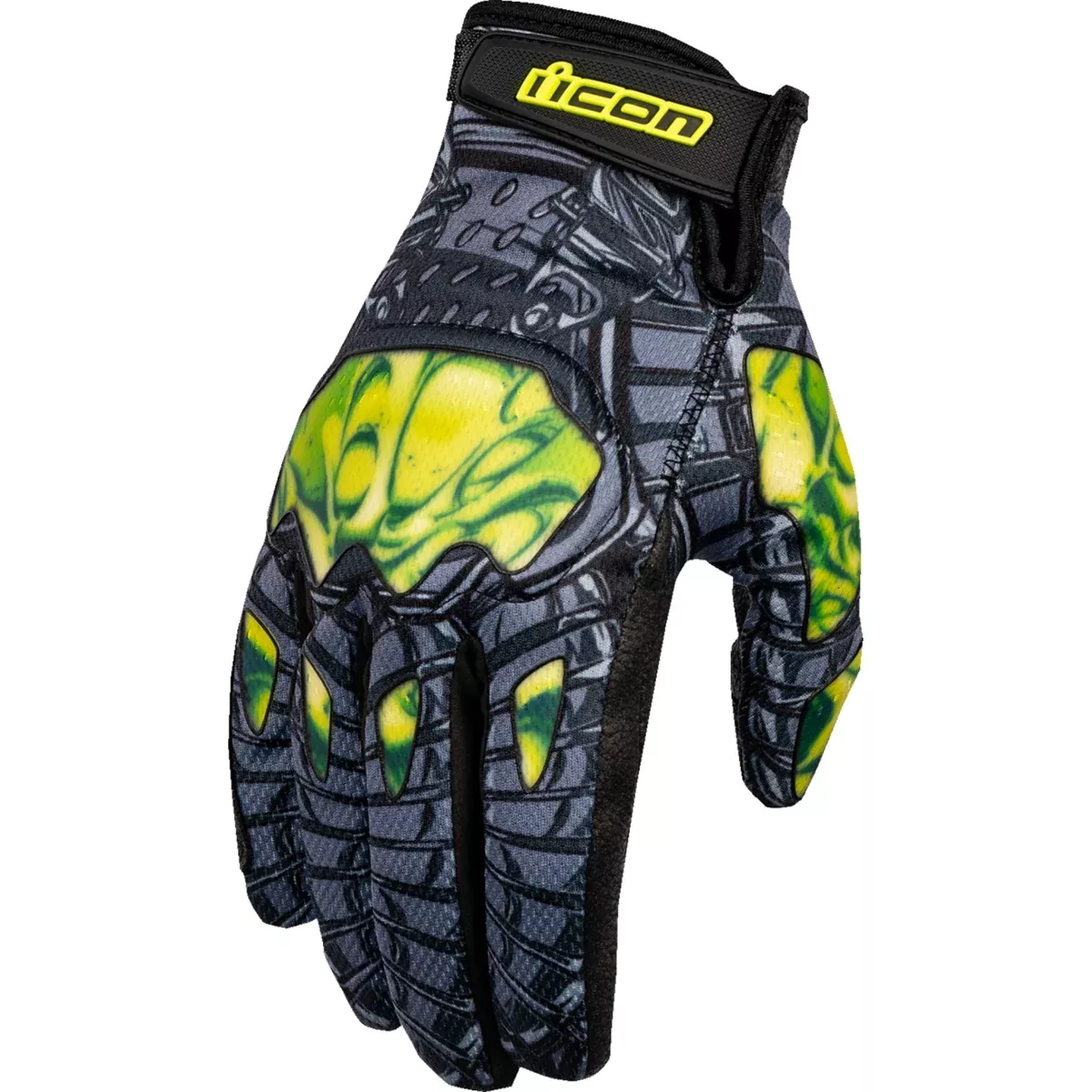 ICON Hooligan Outbreak™ Gloves Green