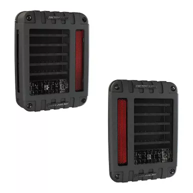 J.W. Speaker 0347531 Model 279 J LED Tail Light Kit for Jeep 12-24V - 2 Lights