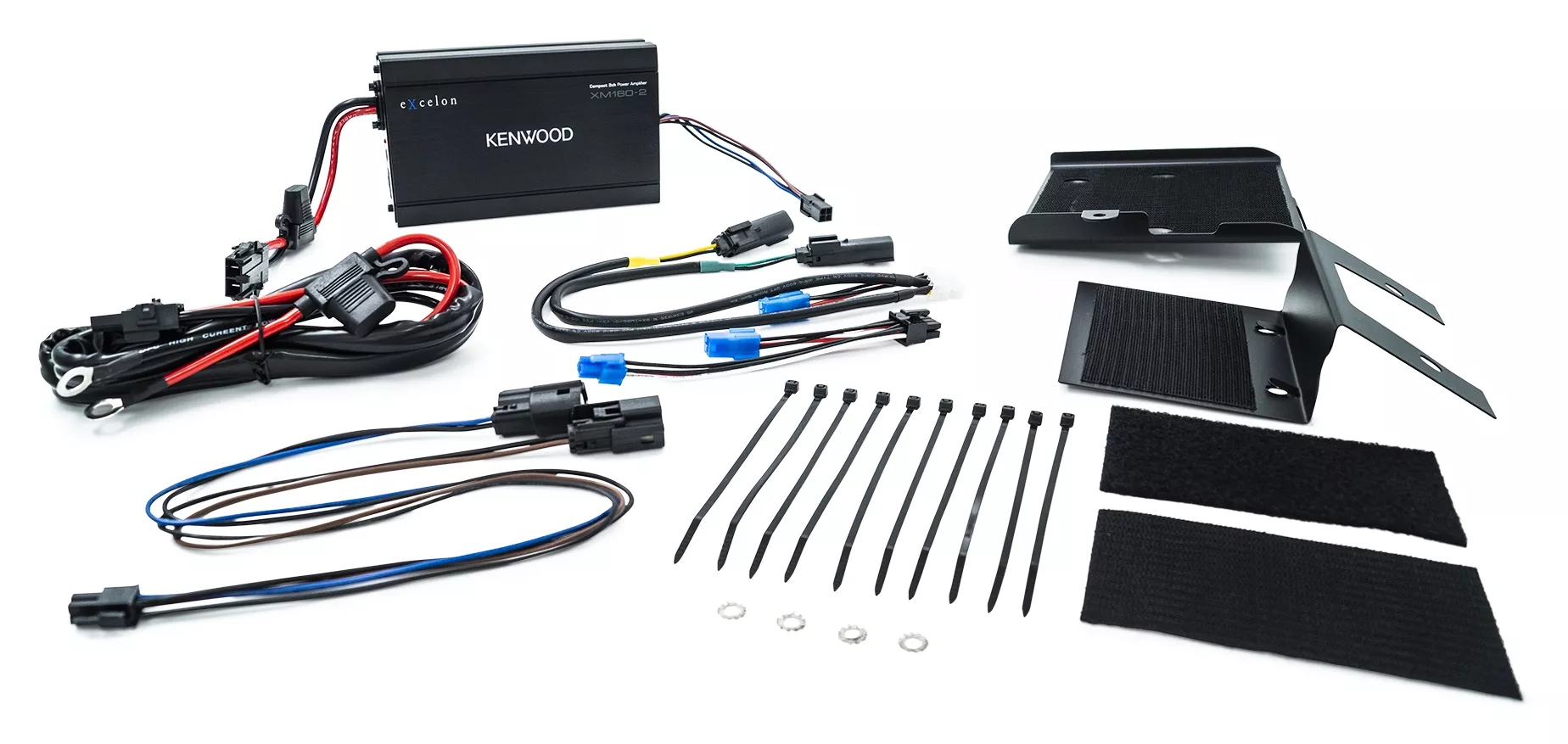 Kenwood eXcelon 2-Channel Plug & Play Amplifier For Harley Touring 2014-2026