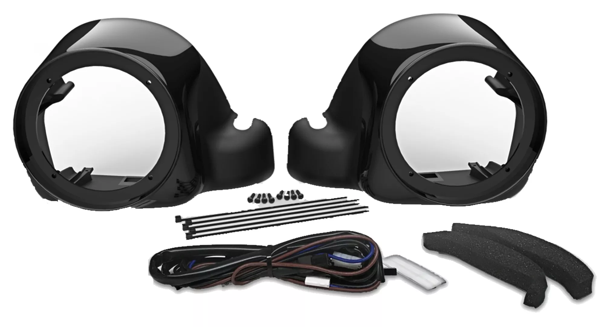 Kenwood Lower Speaker Pods For Harley Twin-Cooled Touring 2014-2025