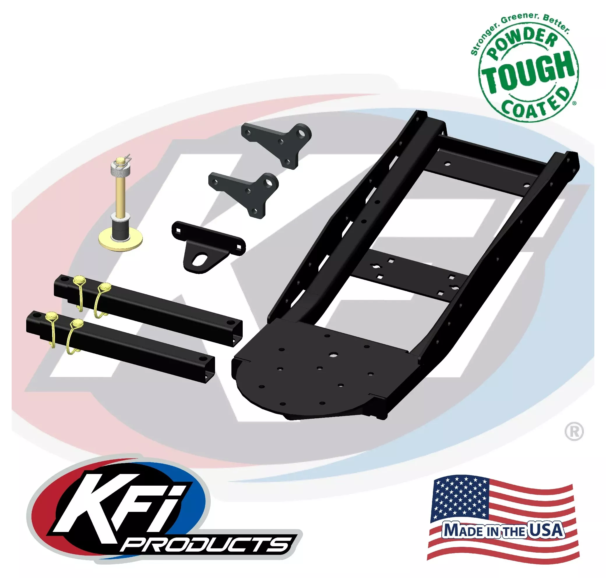 KFI Pro-V Plow System Manual Push Tube Kit