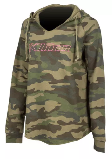Klim Coast Forest Camo-Knockout Pink Hoodie