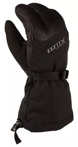 Klim Tundra Black-Asphalt Gauntlet Glove