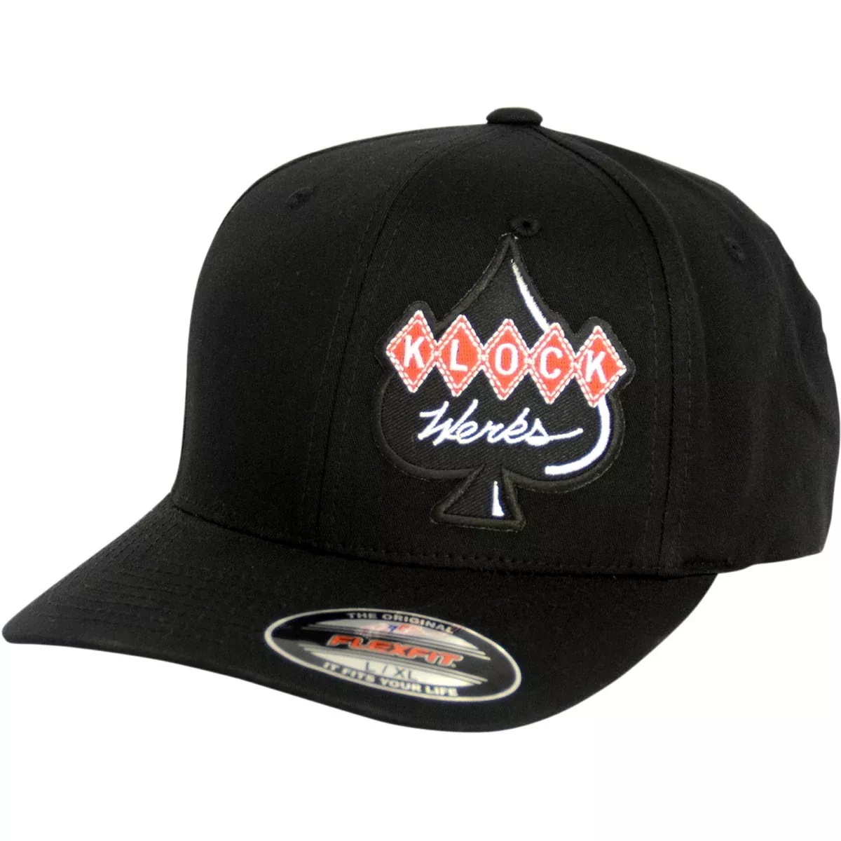 KLOCK WERKS Offset Logo Flexfit Hat Black