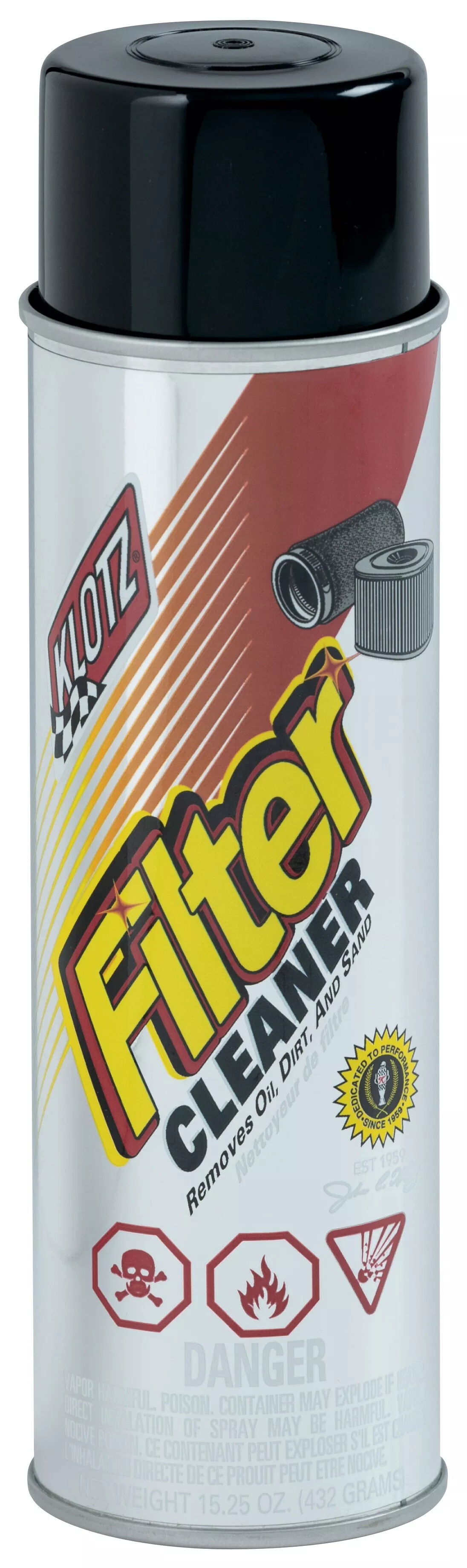 Klotz Aerosol Air Filter Cleaner