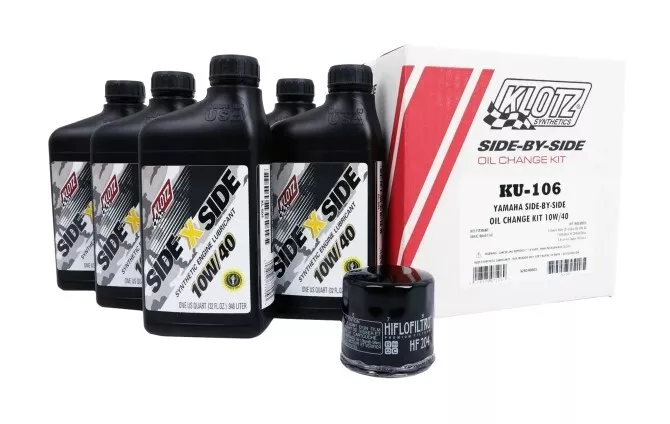 Klotz Side By Side Oil Change Kit With Oil Filter Yamaha RMAX2 / RMAX4 2021-2025