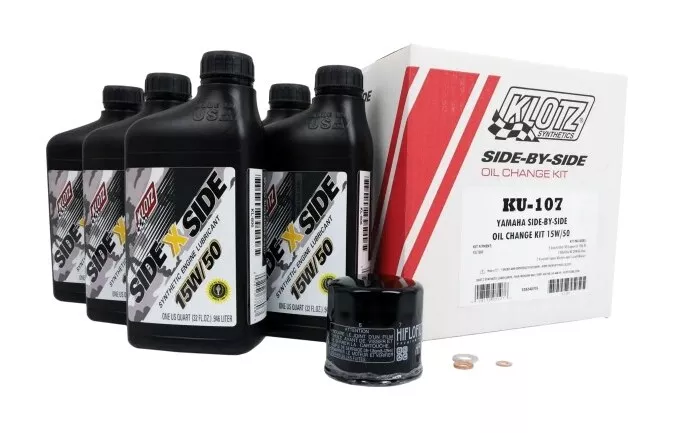 Klotz Side By Side Oil Change Kit With Oil Filter Yamaha YXZ1000R 2016-2025