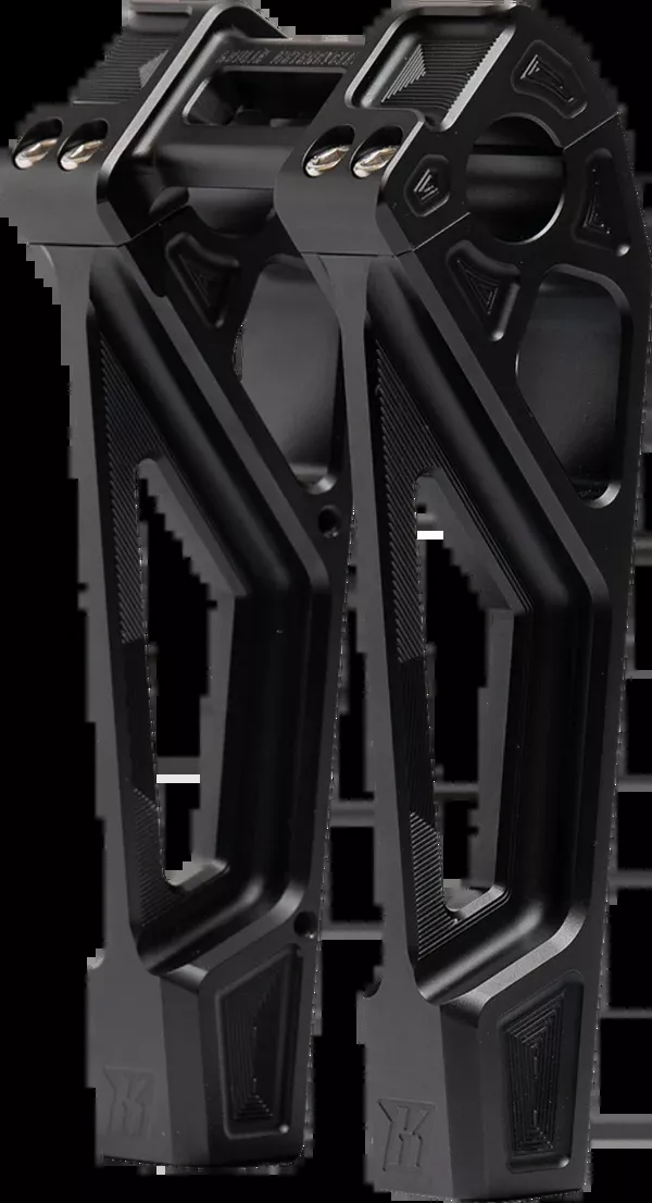 Kodlin USA Fastback Risers – Includes Clamp – 8″ – Black
