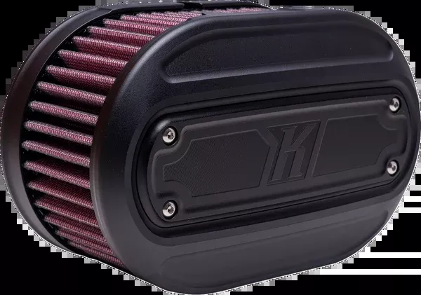 Kodlin USA Oval Air Cleaner Kit – Black – Touring/Softail