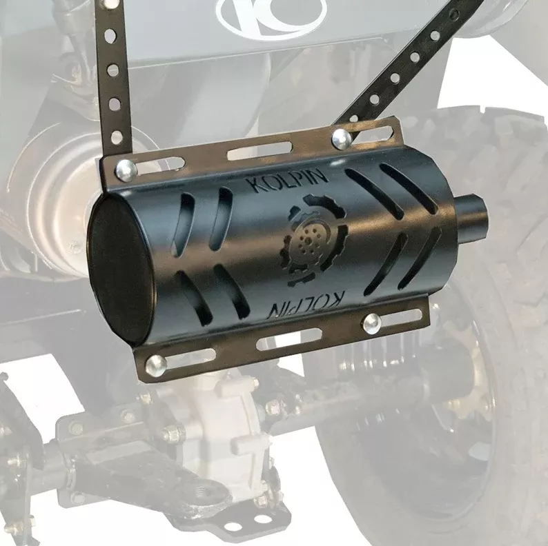 Kolpin Stealth Exhaust 2.0 With Heat SHI ELD (black) - 53570