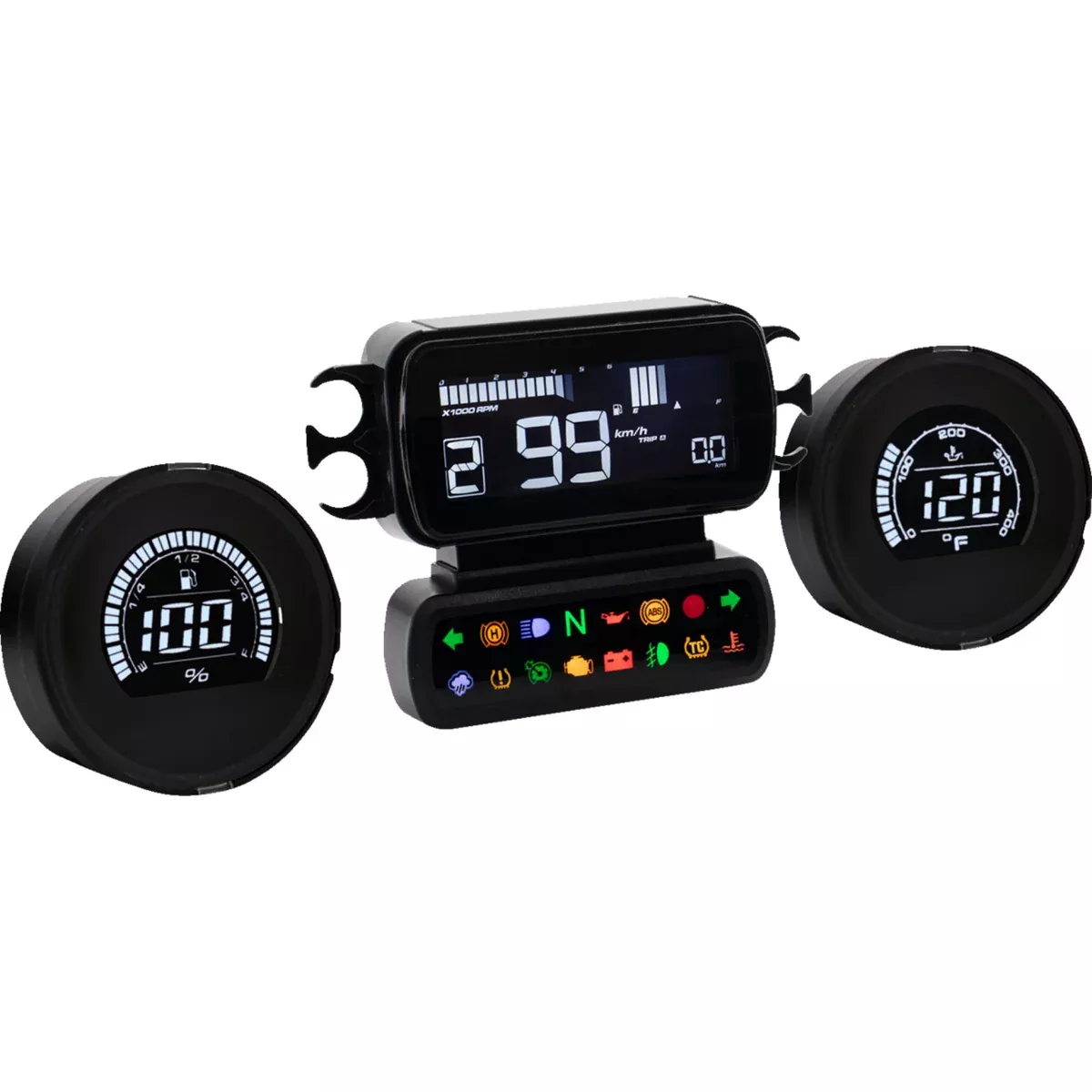 Koso North America D2 Gauge Kit – BA080050 For Harley Touring 2014-2023