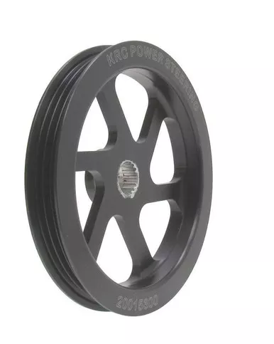 KRC 4.2in 3-Rib Alum. P/S Pump Pulley KRC 20015300