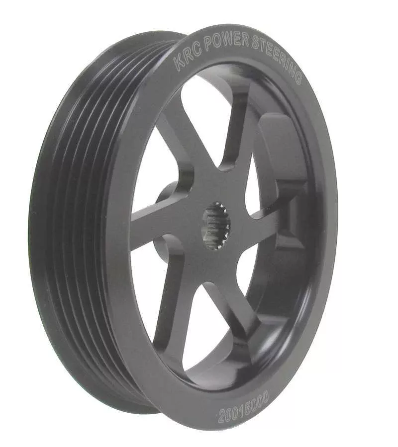 KRC Power Steering 4.2in 6-Rib Alum P/S Pump Pulley KRC 20015000