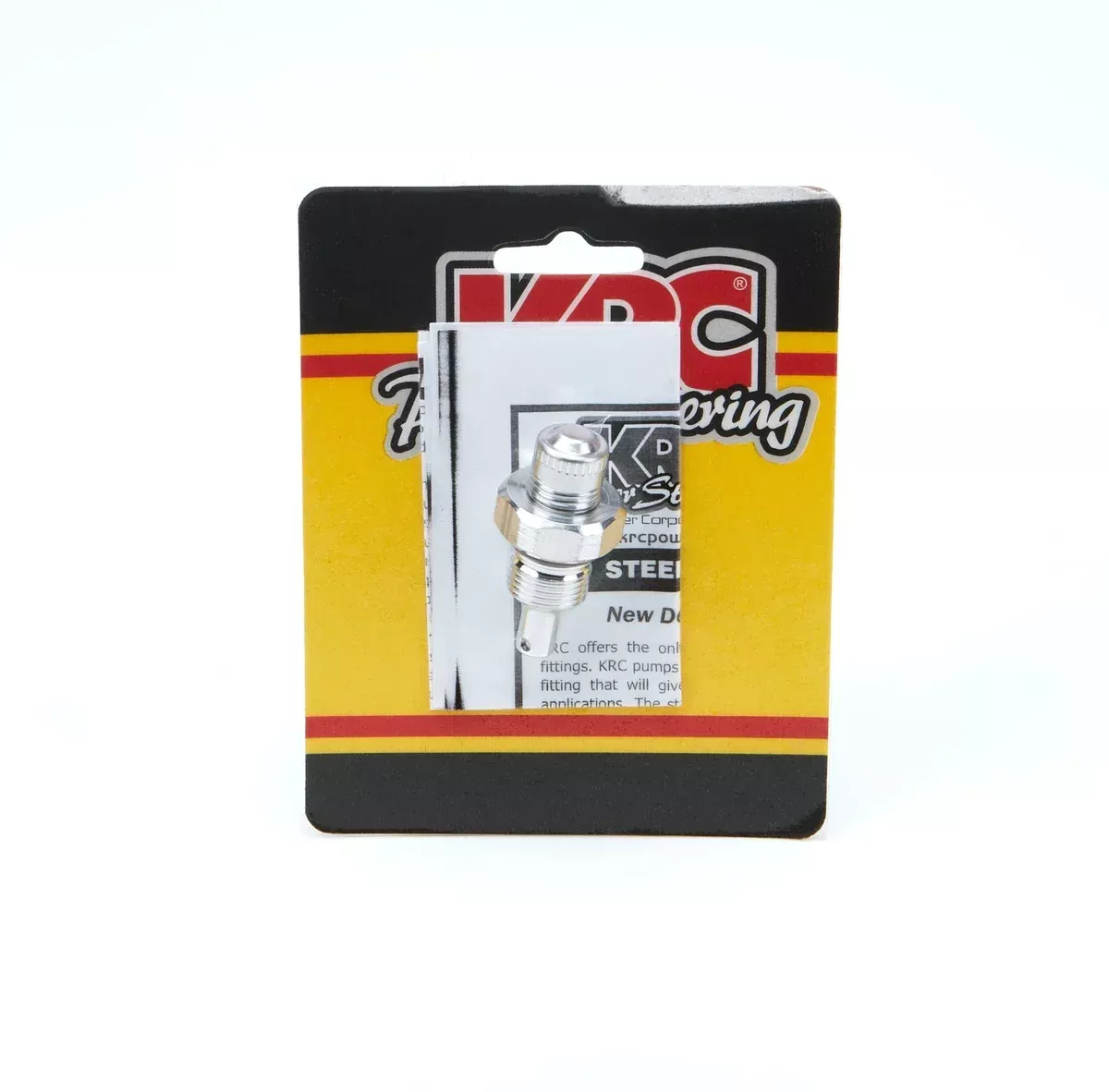 KRC Power Steering Alum Flow Valve -6AN Male ID Blank KRC 25308000